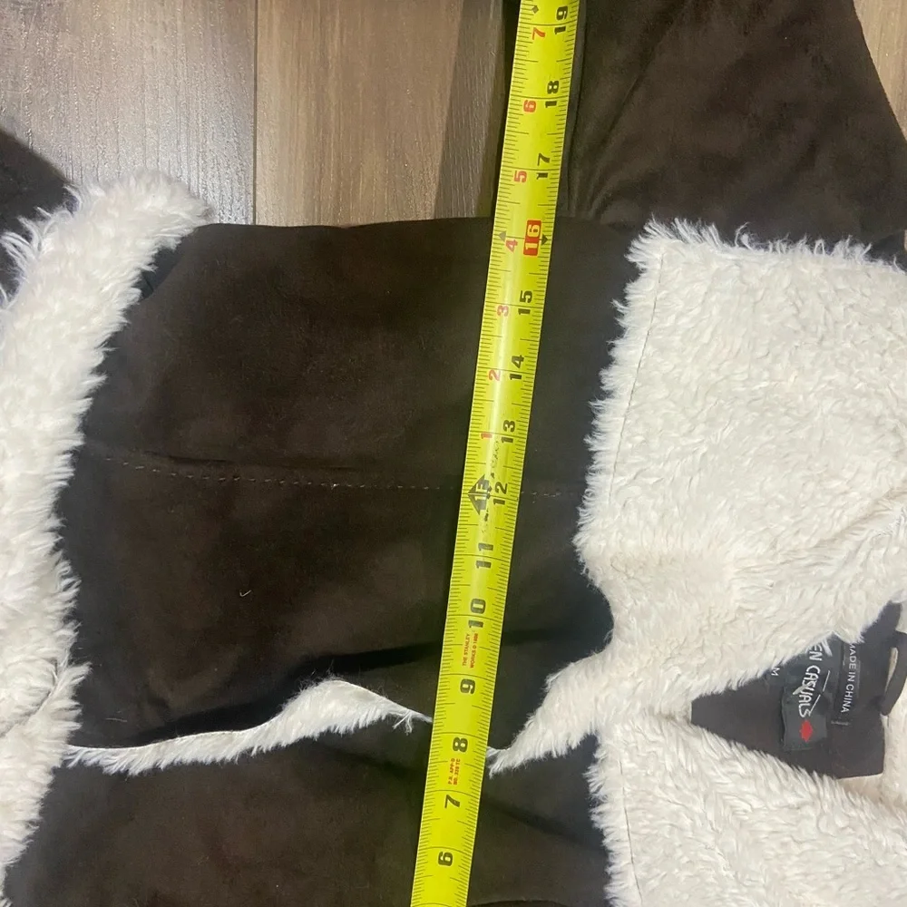Vintage Brown and Cream Sherpa Coat - Picture 3 of 3